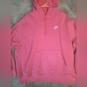 Mens pink nike hoodie